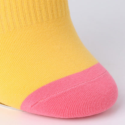 Chaussettes invisibles absorbantes en coton coloré (6 paires)