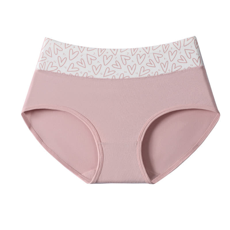 Culotte taille haute en coton imprimé Love (lot de 3) - D - 4XL - image 7