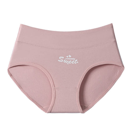 Culotte taille haute en coton imprimé Love (lot de 3)