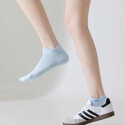 Chaussettes fines en coton absorbant la transpiration et respirantes (6 paires)