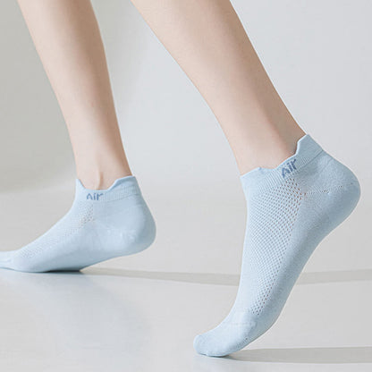 Chaussettes fines en coton absorbant la transpiration et respirantes (6 paires)
