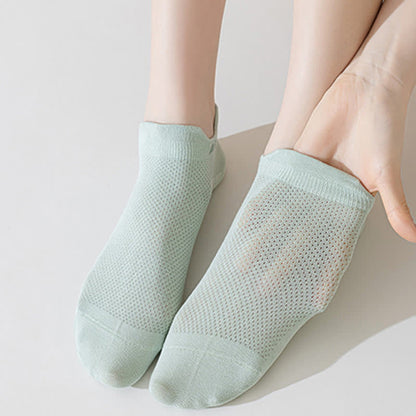 Chaussettes fines en coton absorbant la transpiration et respirantes (6 paires)