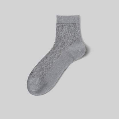 Chaussettes courtes en maille fine et respirante, sensation de fraîcheur (5 paires)