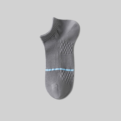 Chaussettes invisibles en maille de coton avec fond en nid d'abeille (6 paires)