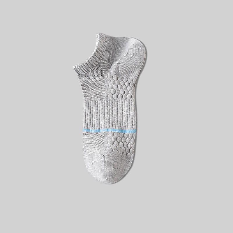 Chaussettes invisibles en maille de coton avec fond en nid d'abeille (6 paires)