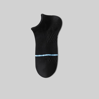 Chaussettes invisibles en maille de coton avec fond en nid d'abeille (6 paires)