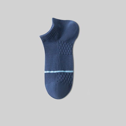 Chaussettes invisibles en maille de coton avec fond en nid d'abeille (6 paires)