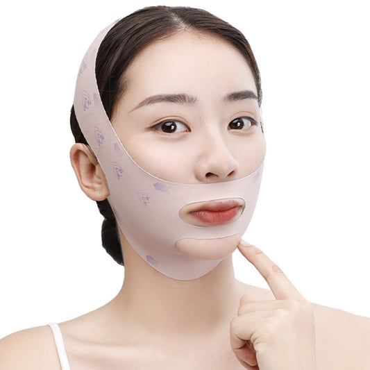 Masque facial de compression extensible - Rose - Taille unique - image 0