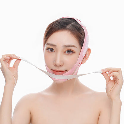 Masque contouring élastique en V