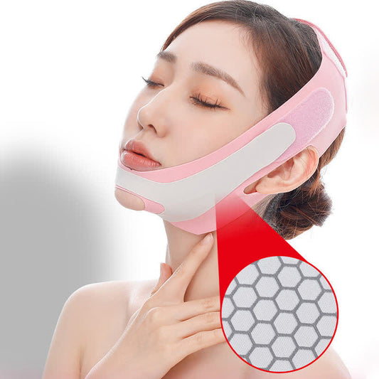 Masque contouring élastique en V