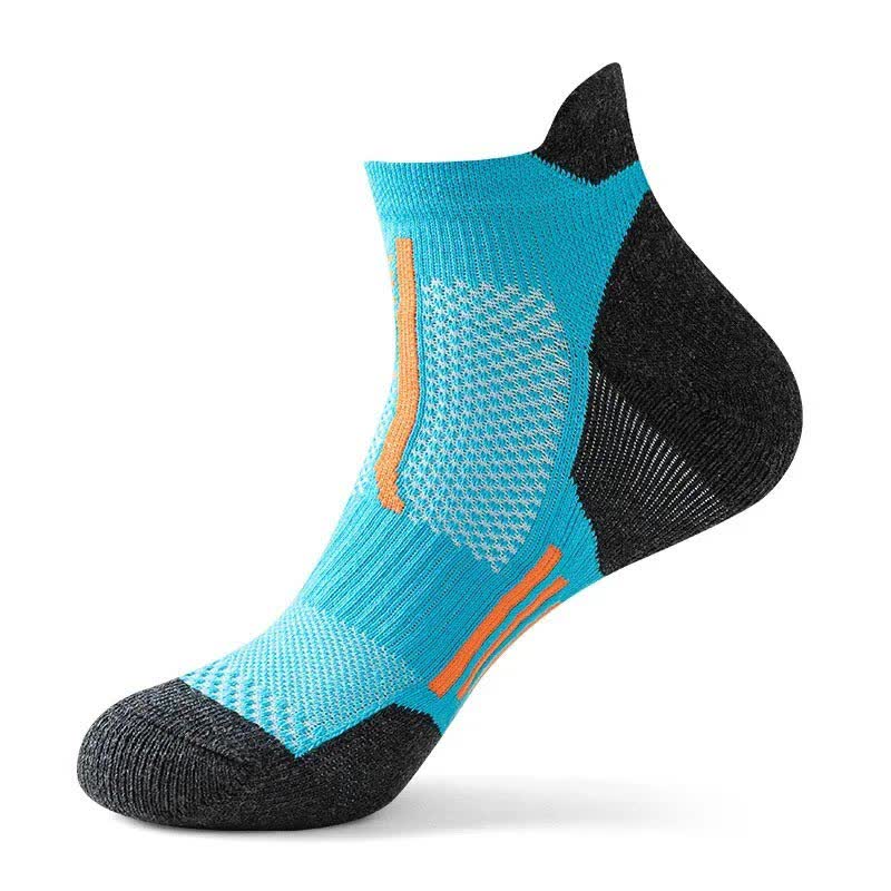 Chaussettes de compression sport à blocs de couleurs (5 paires) - Bleu - EU38-44 (US5-10) - image 9