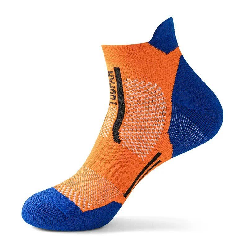Chaussettes de compression sport à blocs de couleurs (5 paires) - Orange - EU38-44 (US5-10) - image 6