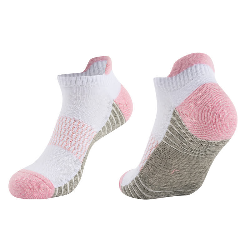 Chaussettes de course respirantes et absorbantes en coton (6 paires) - Rose - EU35-40 (US2-7) - image 5