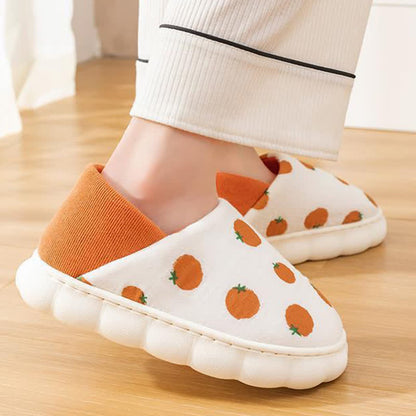 Chaussons fermés antidérapants à semelle épaisse et imprimé dessin animé - image 3