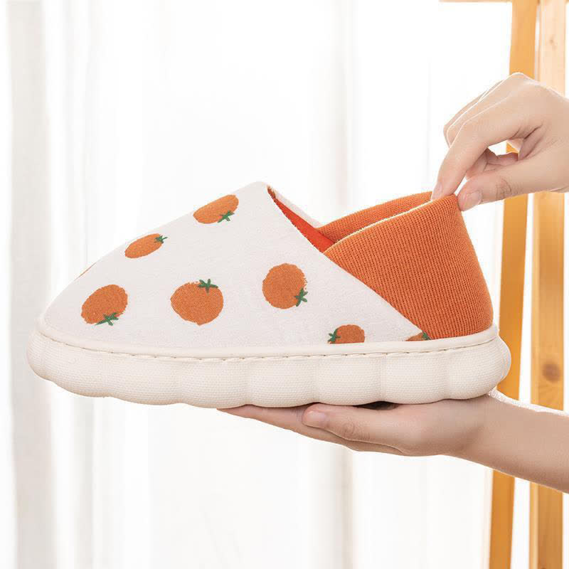 Chaussons fermés antidérapants à semelle épaisse et imprimé dessin animé - image 5