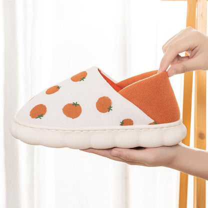 Chaussons fermés antidérapants à semelle épaisse et imprimé dessin animé - image 5