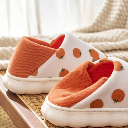 Chaussons fermés antidérapants à semelle épaisse et imprimé dessin animé - image 6