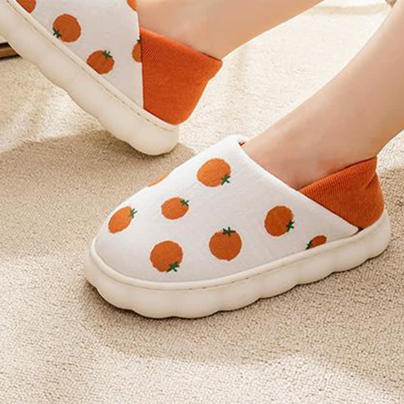 Chaussons fermés antidérapants à semelle épaisse et imprimé dessin animé - image 4