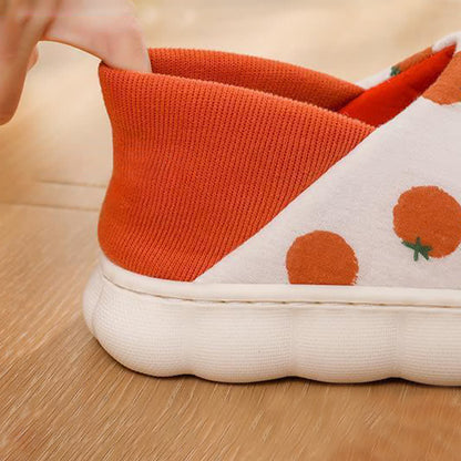 Chaussons fermés antidérapants à semelle épaisse et imprimé dessin animé - image 7