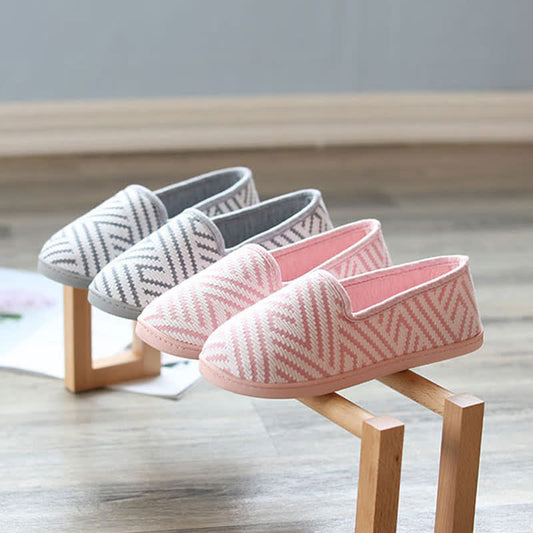 Chaussons respirants à rayures pour la maison après l'accouchement - image 0