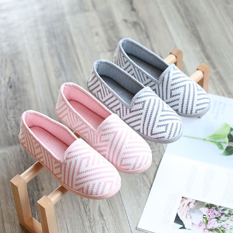Chaussons respirants à rayures pour la maison après l'accouchement - image 4