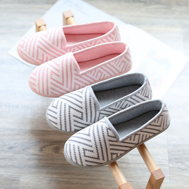 Chaussons respirants à rayures pour la maison après l'accouchement - image 2