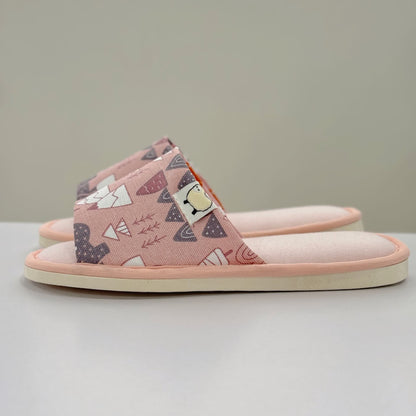Chaussons ouverts en toile à imprimé dessin animé - image 4