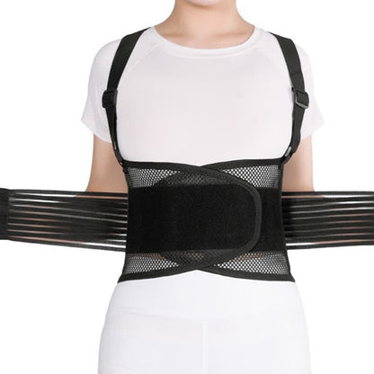 Ceinture de soutien à compression respirante et réglable - Noir - 2XL - image 0