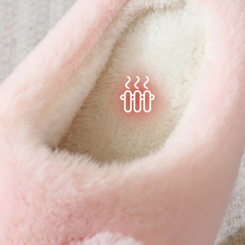Chaussons d'intérieur en peluche avec un adorable chaton de dessin animé - image 8