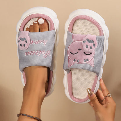 Chaussons mignons en forme de chaton de dessin animé - image 10