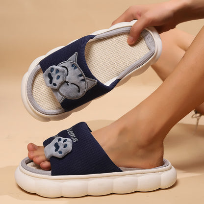 Chaussons mignons en forme de chaton de dessin animé - image 13