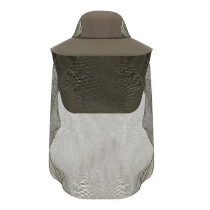 Chapeau bob à large bord pour l'extérieur - Vert olive - Taille unique - image 1