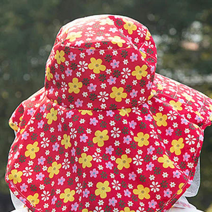 Chapeau seau à large bord à imprimé floral pour l'extérieur - image 3