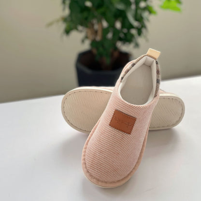 Chaussons antidérapants à coutures à carreaux simples