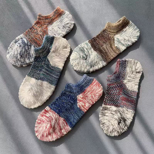 Chaussettes tricotées de style rétro (5 paires)