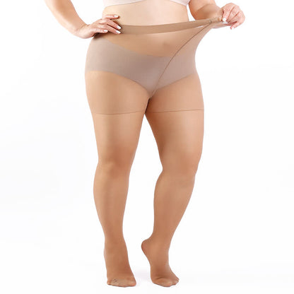 Collants de couleur unie grande taille (3 paires) - image 13