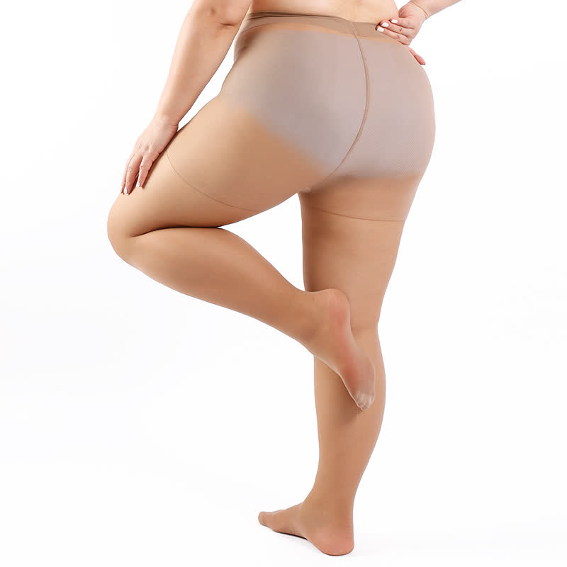 Collants de couleur unie grande taille (3 paires) - image 17