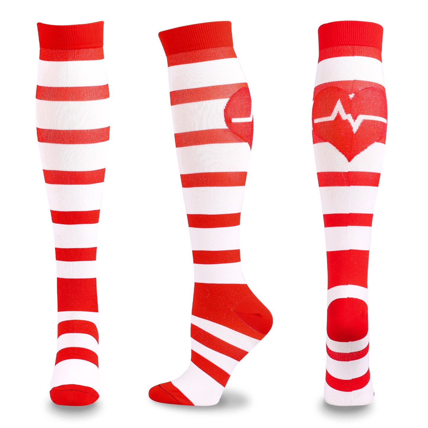 Chaussettes de compression à imprimé médical (5 paires)