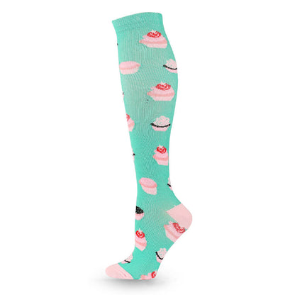 Chaussettes de compression à imprimé amusant (4 paires)