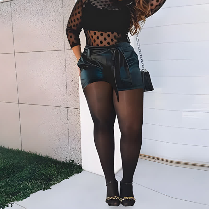 Collants transparents brillants (3 paires)