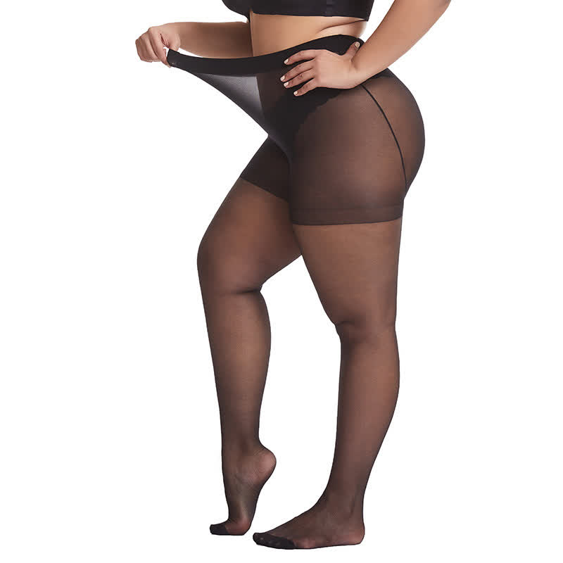 Collants transparents anti-accrocs (2 paires)