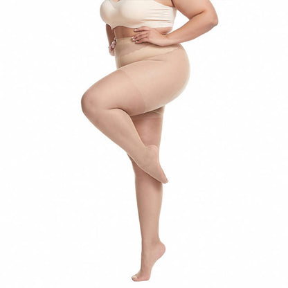 Collants transparents anti-accrocs (2 paires) - Nu - Grande taille - image 7