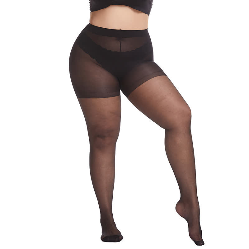 Collants transparents anti-accrocs (2 paires)