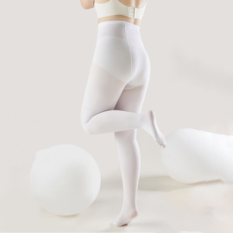 Collants de danse à pieds blancs (2 paires) - image 2