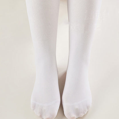 Collants de danse à pieds blancs (2 paires)