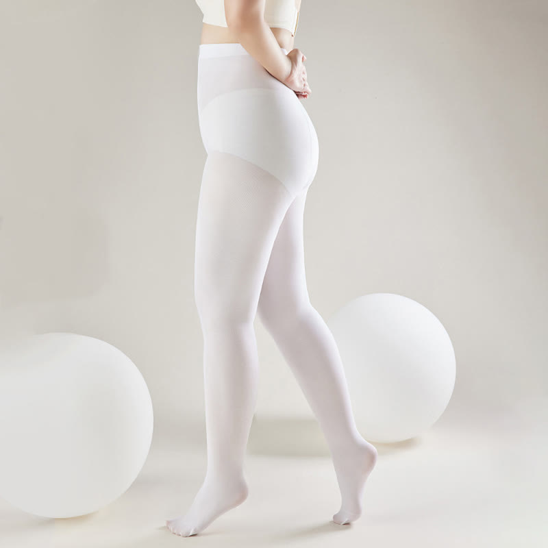 Collants de danse à pieds blancs (2 paires) - image 3