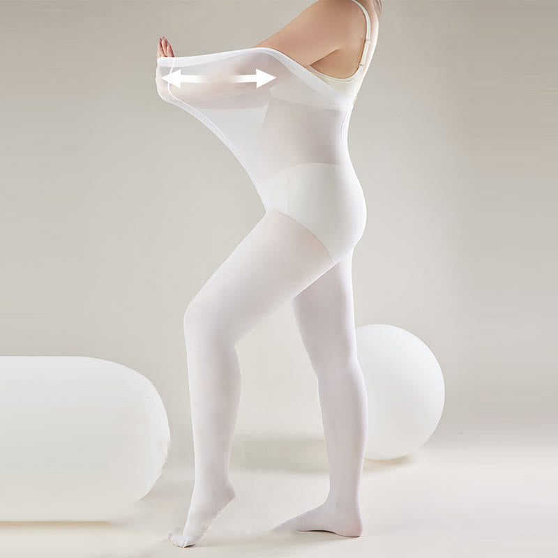 Collants de danse à pieds blancs (2 paires)