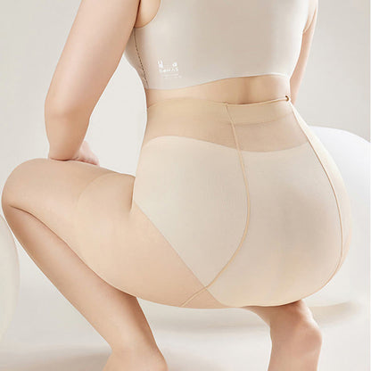 Collants transparents ultra-fins taille haute anti-accrocs (2 paires)
