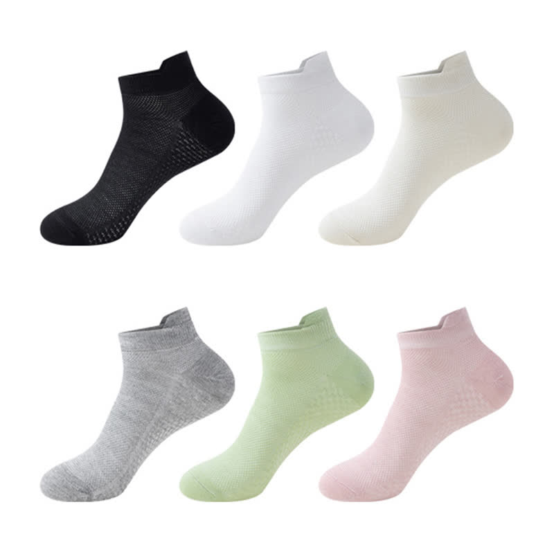 Chaussettes fines en coton respirant (6 paires) - Multicolore - EU36-41 (US3-8) - image 14