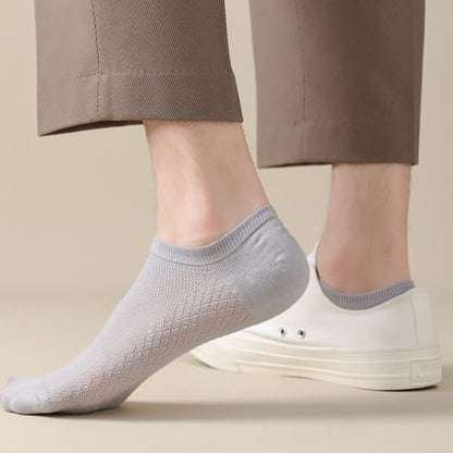 Chaussettes invisibles ultra-fines en maille respirante grande taille (8 paires)